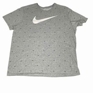 Nike Gray Swoosh Men’s T-Shirt Size Large